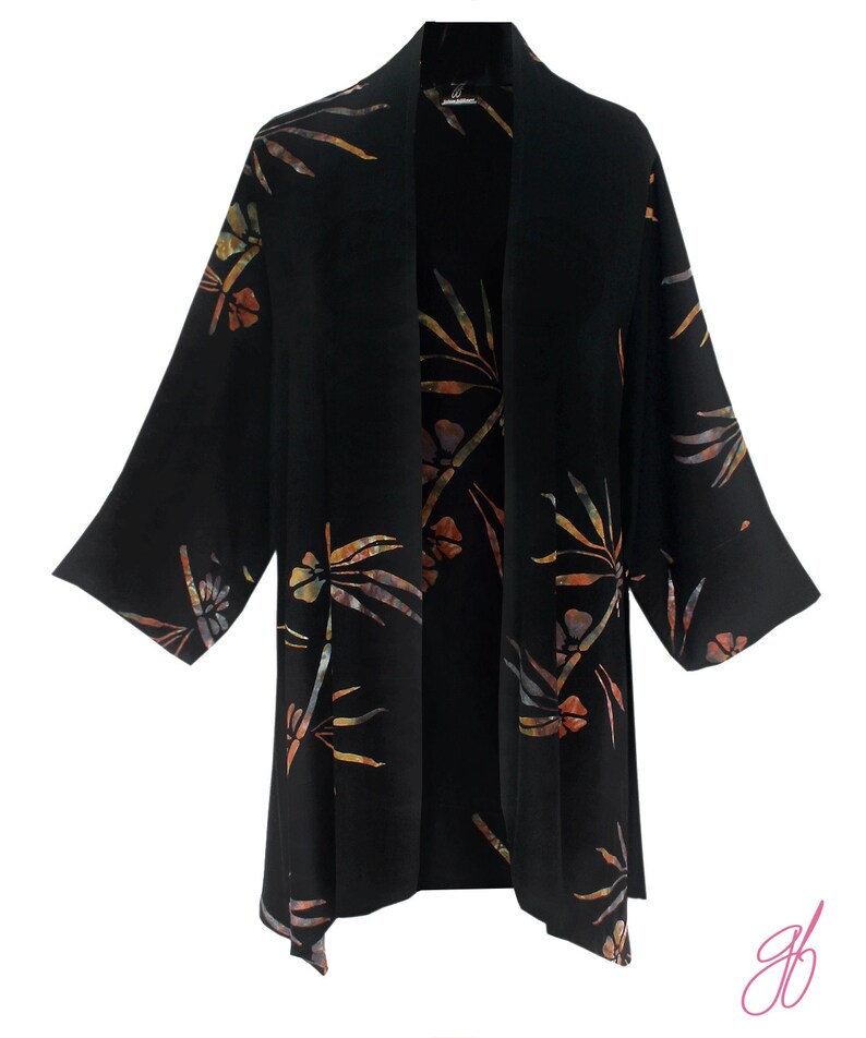 Kimono Cardigan Jacket Plus Size Evening Art Wear Boho Plus Etsy