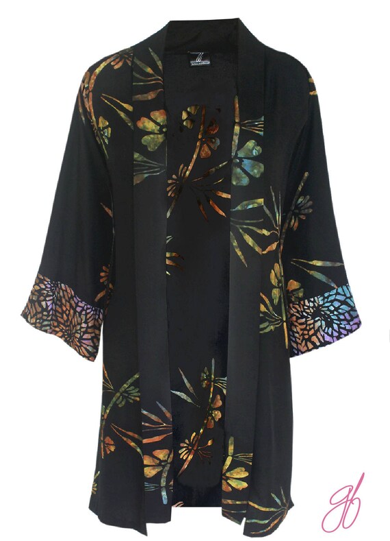 Kimono Plus Size Art Wear With Batik 