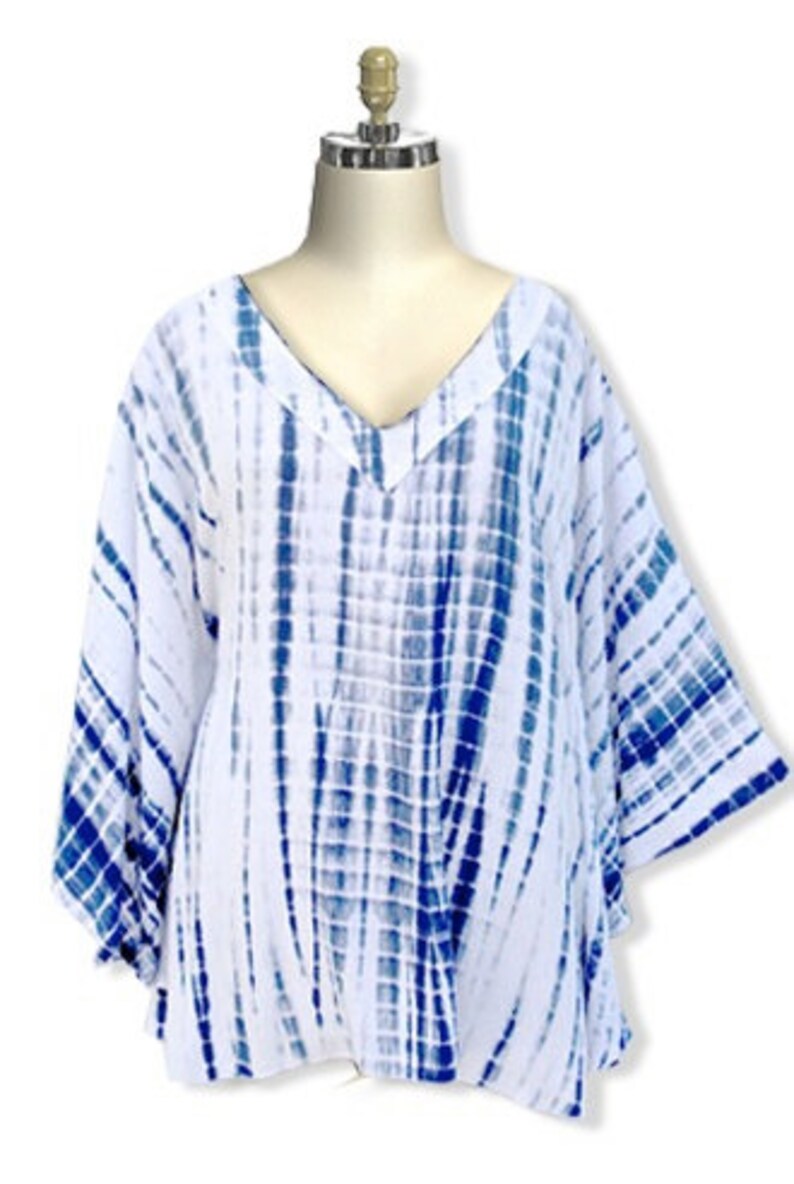 tie dye tunic plus size