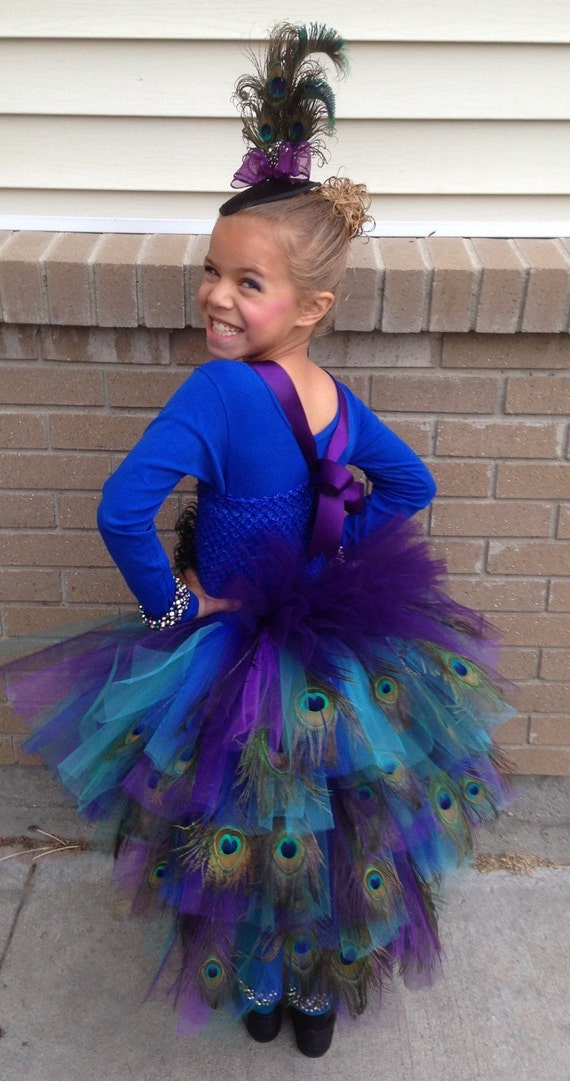 Peacock bustle tutu costume | Etsy