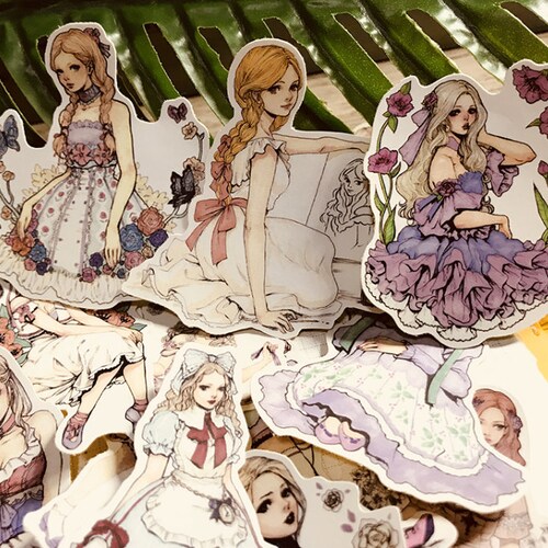 Mori Girls Scrapbook Sticker filofax Stickersplanner Etsy