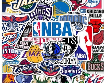 32pcs NBA Scrapbook Sticker --Filofax Stickers--Planner Stickers--Decoration Stickers--DieCut Stickers Waterproofing
