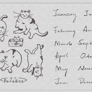 Tampons transparents Kitty Paradise -- 11 cm x 16 cm