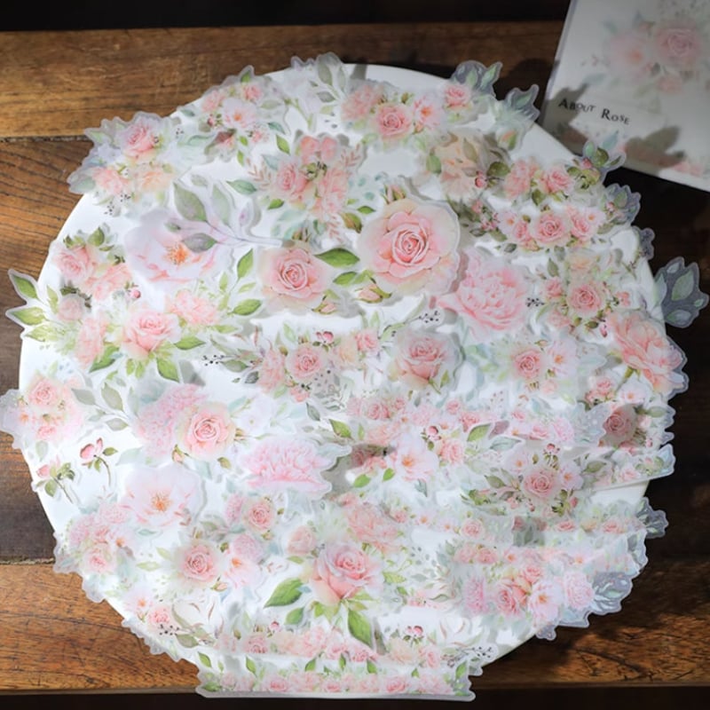 Parchment Roses - Etsy