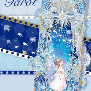 Ruban adhésif PET tarot avec encre spéciale -- Ruban adhésif déco PET Bullet Journal -- 66 mm x10 m