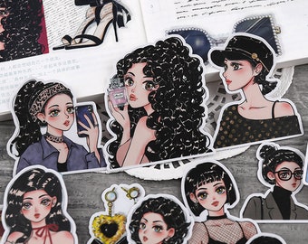 25pcs Scrapbook Sticker --Filofax Stickers--Planner Stickers--Fashion Girl A