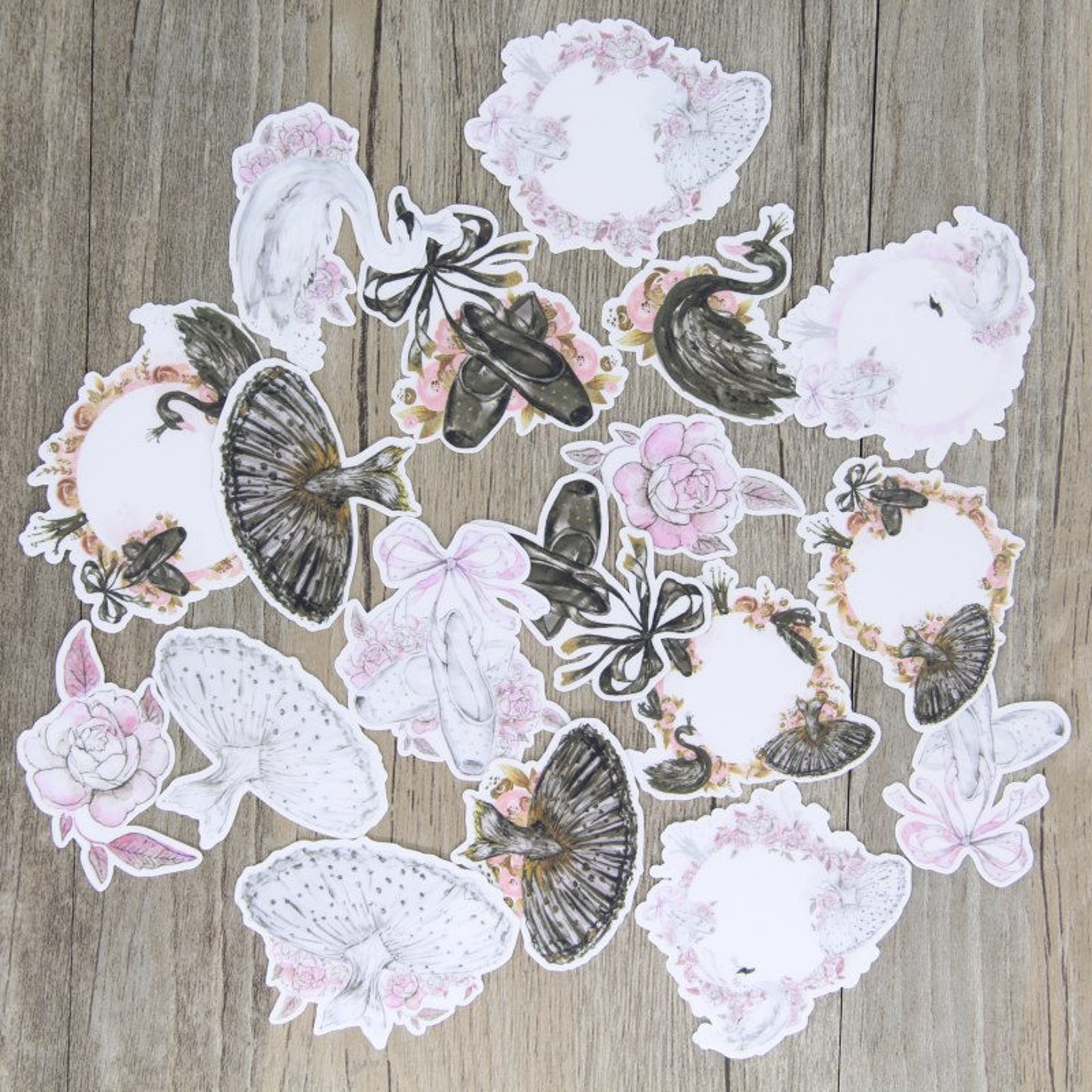 scrapbook sticker --filofax stickers--planner stickers--ballet skirt