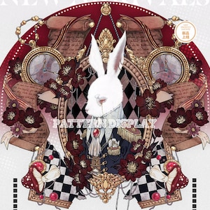 Vintage Alice in Wonderland PET Tape with Special Ink and Release Paper, Junk Journal PET Tape, 70mm x 5M