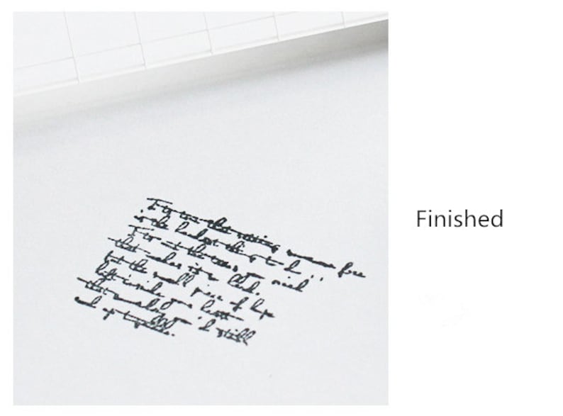 Plants Notes Clear Stamps Set No.20 11 X 16cm Stamp Etsy