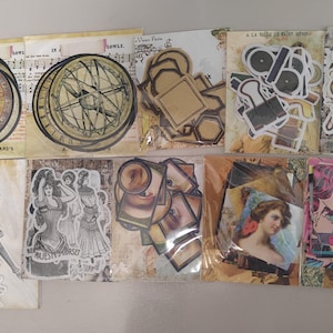 OP=OP--Crazy Sale ~ 161 stks vintage stickers--10 sets stickers--retro stijl planner stickers