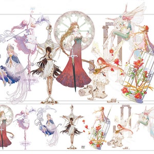 Goddess PET-tape met verwijderbaar papier - Washi-tape masking - decoratietape - 95 mm x 3M