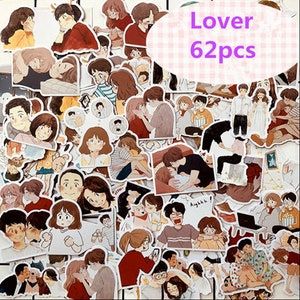 62pcs Lover Scrapbook Sticker --Filofax Stickers--Planner Stickers--Lover