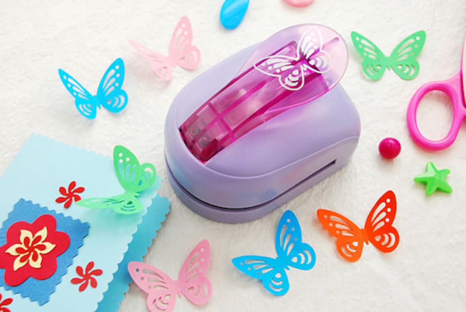 On Sale 2 Inch Big Paper Punch Craft Punch Butterfly Etsy