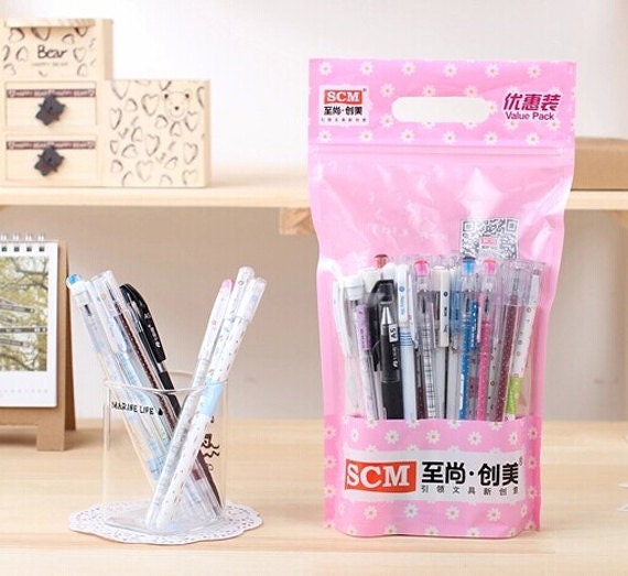 Set of 30pcs Gel Pens for Drawing, Scrapbook, Writing, Sign 