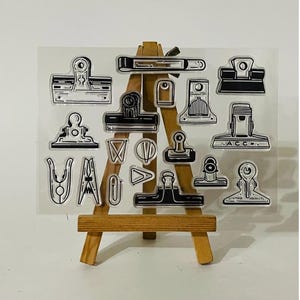 Clips Transparent Stamps -- 11cm x 16cm stamp