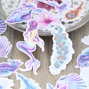 Sticker scrapbooking--autocollants Filofax--autocollants planificateur--sirène