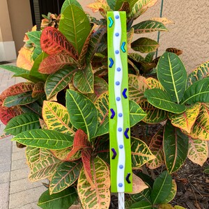 Fused Glass Garden Stake