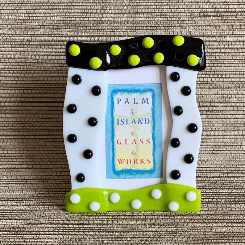 Fused Glass Picture Frame Miami Etsy