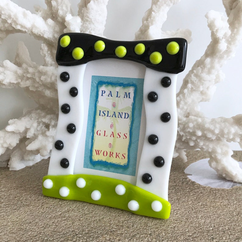 Fused Glass Picture Frame Miami Etsy