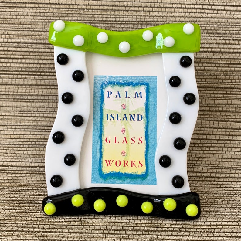 Fused Glass Picture Frame miami Etsy