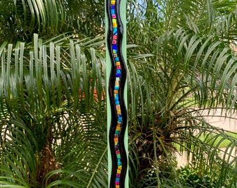 Fused Glass Garden Stake