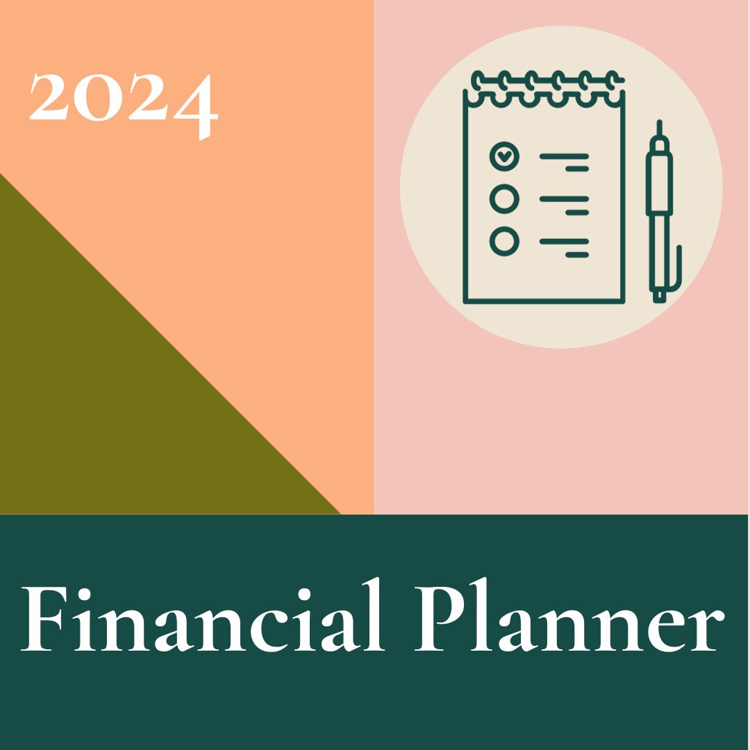 2024 Financial Planner, 2024 Budgeting Guide, 2024 Budget Tracker