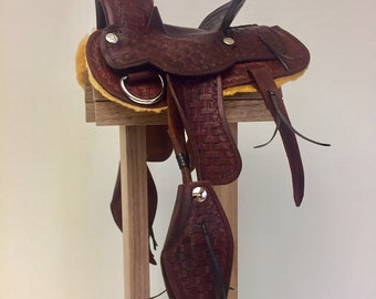 Miniature Western Saddle Handmade