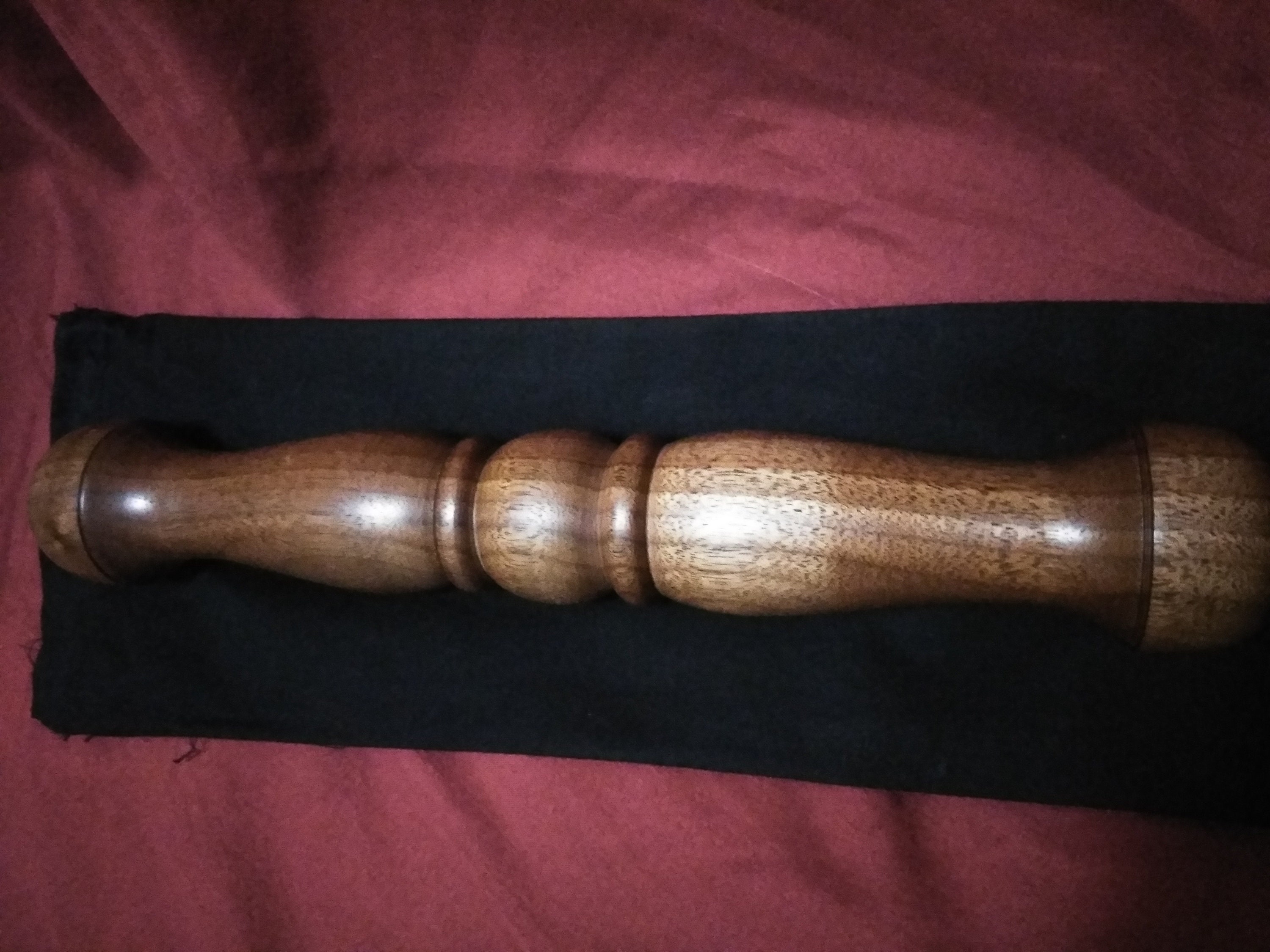 Chi Ruler New Handcrafted Walnut Wood Tai Chi Ruler With Hook and Loop Carry Bag ...