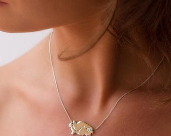 Ibiza Scorpio Constellation Necklace: Sterling Silver