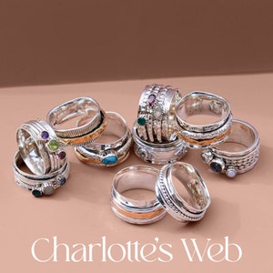 Moonstone Stacking Ring, Silver Moonstone Ring, Silver Stacking Ring, June Birthstone Ring, Solitaire Ring, Silver Gemstone Ring, image 9