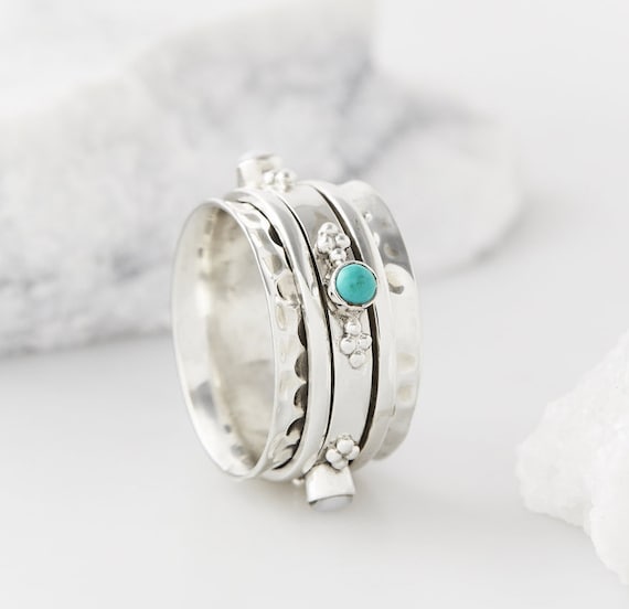 Turquoise online spinner ring