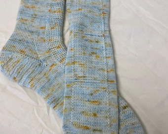 Rain Down Socks Knitting Pattern, Textured Knit (PDF Pattern)