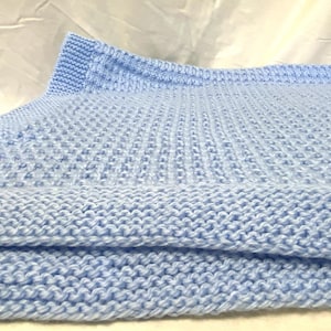 Soft Day Baby Blanket Knitting Pattern