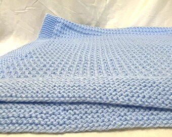 Soft Day Baby Blanket Knitting Pattern