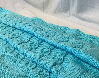 Modello a maglia per coperta per bambini Little Fields