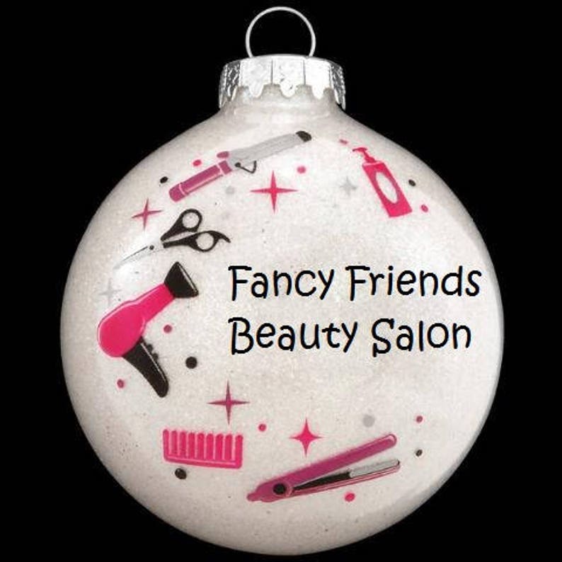 Custom Hair Stylist Ornament Cute Hair Dresser Ornament Etsy