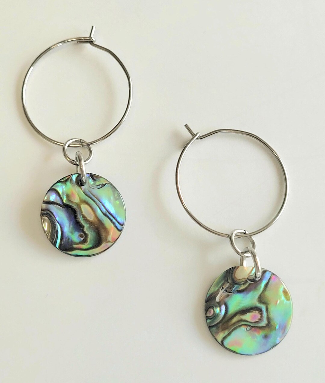 Boucles d'oreilles en forme dé larme