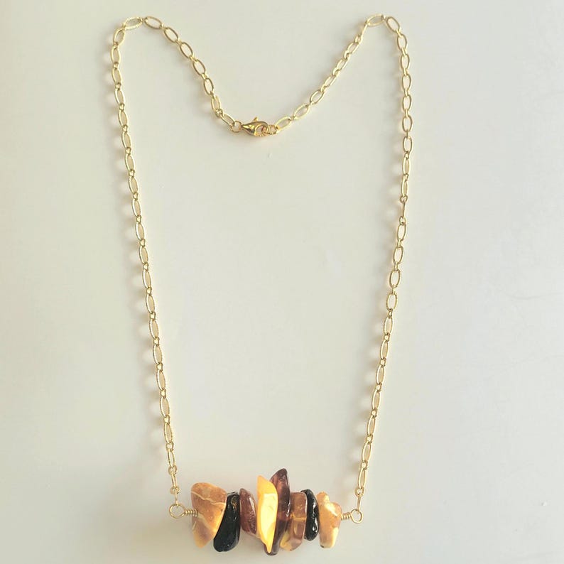 Collier Ambre Vintage Perles Baltiques Jaune D'oeuf - Top Amber - Longueur 31,1 Cm - Lituanie