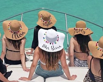 Bishilin Straw Hat Summer for Women Wooden-Ear Beach Hat Travel Case Bishilin Straw Hat Summer for Women Wooden-Ear Beach Hat Travel Case