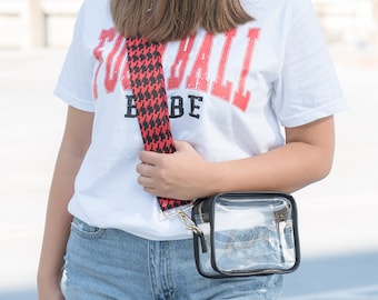 Clear Stadium Bag, Clear Concert Purse, Clear Bag with Strap, College Accessories,  Clear Purse, Gameday Bag, Gameday, Graduation Gift