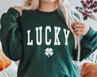 Lucky sweatshirt womens Clearance