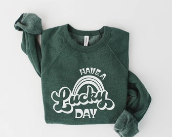 St Patricks day Sweatshirt, Lucky Sweatshirt, Clover Sweatshirt, St Patricks day Clover sweatshirt, Let's Get Shamrocked, Clover Shirt