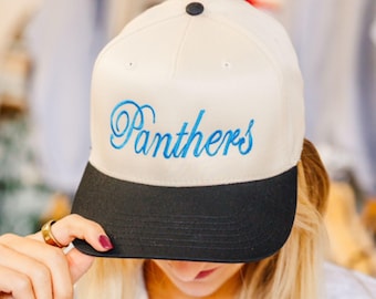 Custom Embroidered Two Tone Trucker Hat, Personalized Football Hat