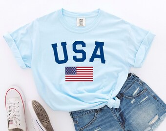 USA Shirt, 4th of July Shirt Women, American Honey, Fourth of July Shirt, Fourth of July Tshirt, Let&#39;s Get Lit, Patriotic Shirt