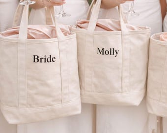 Bridesmaid Tote Bag-Custom Embroidered Tote Bag