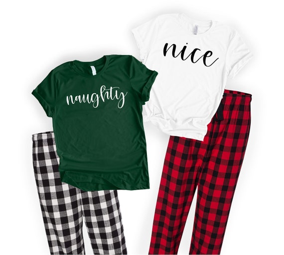Adult Christmas Pajamas Couples Christmas Shirts Couples | Etsy