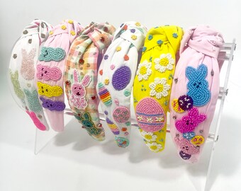 Easter Headband, Beaded Headband, Easter Gift Idea, Children Headbands