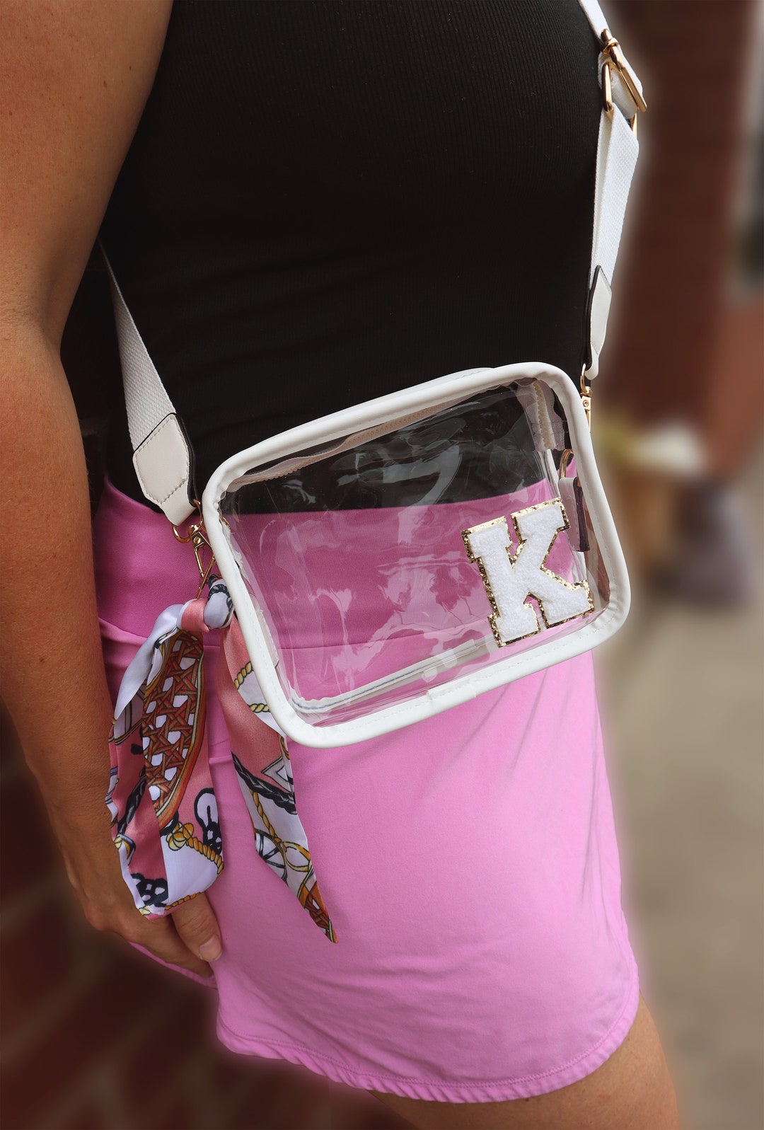 Stadium Bag, Clear Stadium Bag, Clear Concert Purse, Clear Bag With