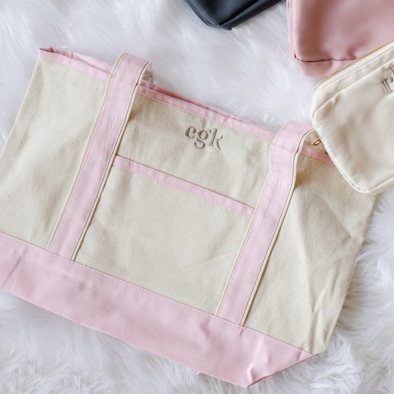 Retro Emboridered Tote Bag