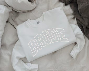 Embroidered Sweatshirt, Custom Engagement Gift